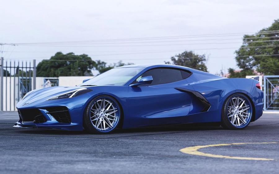 Chevrolet Corvette Stingray Z51 on Forgiato Wheels (TEC 3.14) (C8) '2019
